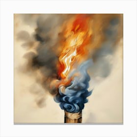 'Smoke' Canvas Print