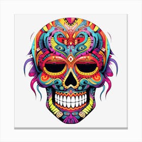 Day Of The Dead Skull 1 Canvas Print
