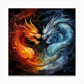 Dragons 4 Canvas Print
