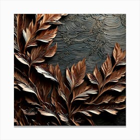 Leaves Of Copper Canvas Print