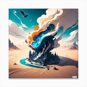 Sandstorm Canvas Print