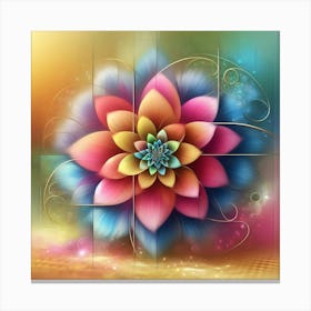 Colorful Flower 2 Canvas Print