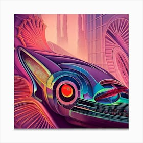 Futuristic Car 9 Canvas Print