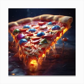 PIZZA Canvas Print