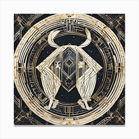 Zodiac Sign Canvas Print