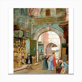 Egyptian Market Canvas Print