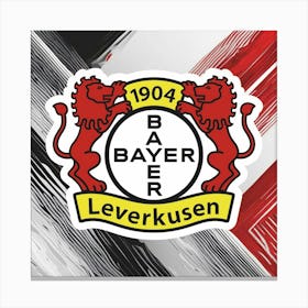 Bayer 04 Leverkusen Logo Wall Art 16 Canvas Print