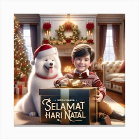 Selamat Hari Natal Canvas Print