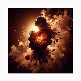 Heart Of Fire 2 Canvas Print