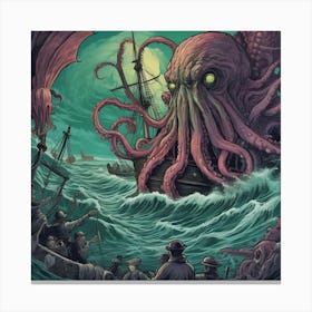 Tentacles Of Madness Canvas Print