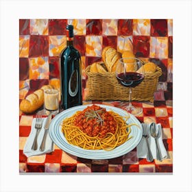 La Cucina Di Casa Trattoria Italian Food Kitchen Canvas Print