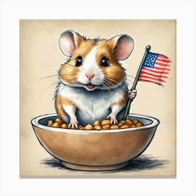 American Hamster Canvas Print