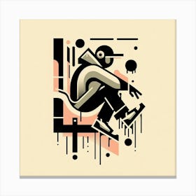 Skateboarder Canvas Print