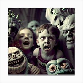 Monsters Canvas Print