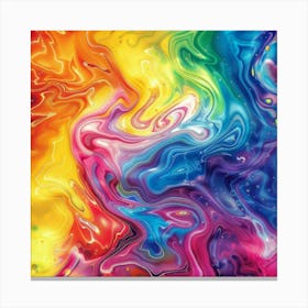 Rainbow Vortex (7) Canvas Print