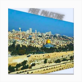 Free Palestine Canvas Print