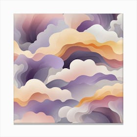 Abstract Clouds 2 Canvas Print