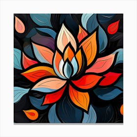 Lotus Flower 6 Canvas Print