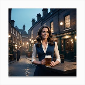 Kate Middleton 1 Canvas Print