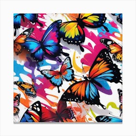 Colorful Butterflies 39 Canvas Print