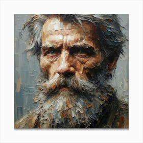 Portrait Of An Old Man 1 Canvas Print