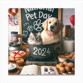 National Pet Day Canvas Print