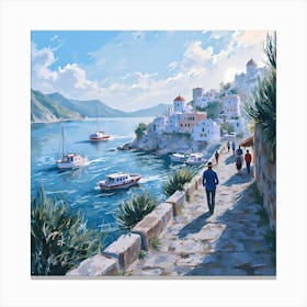 Aegean Coast 3 Canvas Print