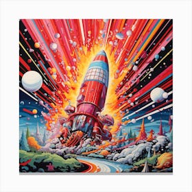 Spaceship Canvas Print