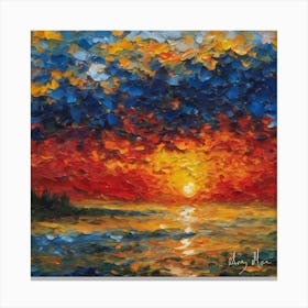 Sunset Canvas Print