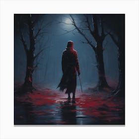 Man With A Sword Canvas Print