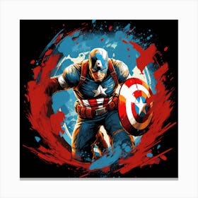 Captain America 5 Canvas Print