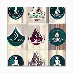 Asra Logos Canvas Print