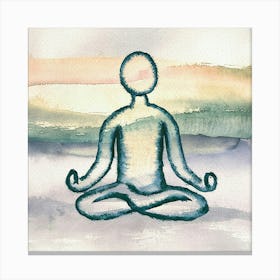 Meditating Canvas Print