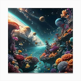 Depths Of The Imagination 23 Canvas Print