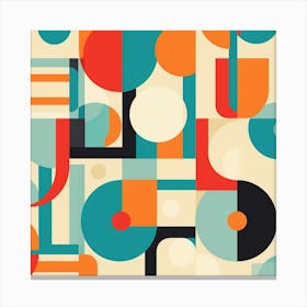 Abstract Geometric Pattern 35 Canvas Print