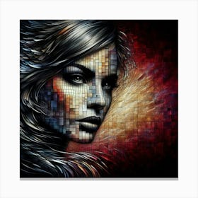 A mysterious woman 8 Canvas Print