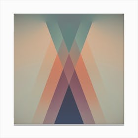 Modern Geometry XCVX Canvas Print