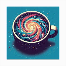 Galaxy Coffee 2 Canvas Print