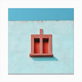 Window On A Wall Canvas Print