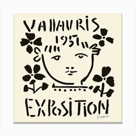 Valauris 1939 Exhibition Canvas Print