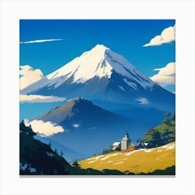 Mountains Of Fuji Canvas Print