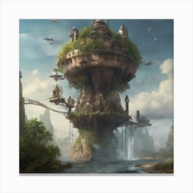 Fairy Tale Castle Canvas Print