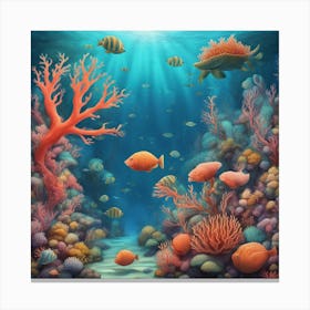 Coral Reef 5 Canvas Print