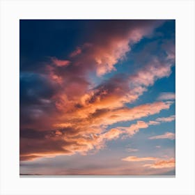 Beautiful Cloud Pattern In The Sky Background Nj Ynxect7iyz4lkhvlvng Wr55vu6mstgbzefzdtdl8g Canvas Print