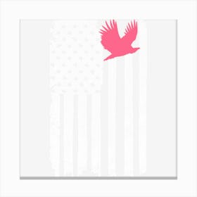 Birding Design For A Patriotic Ornithologist Canvas Print