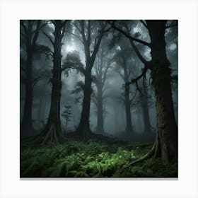 Dark Forest 27 Canvas Print