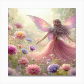 Fairy In The Garden Canvas Print