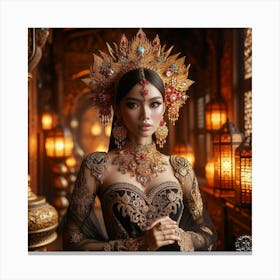 Asian Beauty 4 Canvas Print