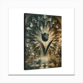 Dark Academia Interior Deco Design Print for Wall Art Trending Theme Canvas Print