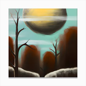 Painted Forest Canvas Print